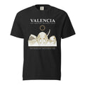 Valencia Eclipse 2026 tee on Comfort Colors black — enlarged chest print