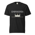 Zaragoza Eclipse 2026 tee on Comfort Colors black — enlarged chest print